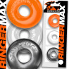 Oxballs Lot de 3 Cockrings Ringer Max 20 mm Hazard